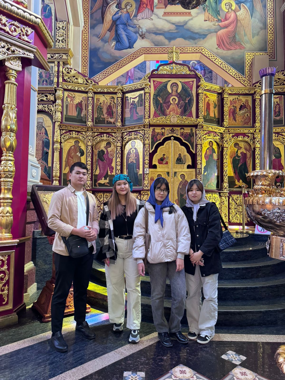 Посещение Вознесенского кафедрального собора г. Алматы